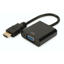 Digitus Konwerter/adapter audio-video HDMI do VGA, 1080p FHD,