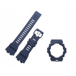 PASEK I BEZEL CASIO GBA-800 GBA-800-2 GRANATOWY NIEBIESKI