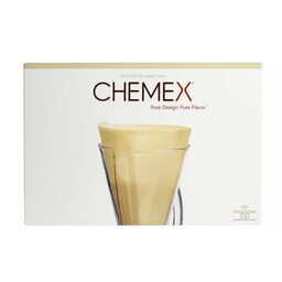 Filtry papierowe brązowe, okrągłe Chemex 3 filiżanki