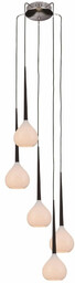 Lampa wisząca nowoczesna AGA 5 biała AZ1071 -