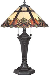 Lampa stołowa witrażowa QZ/CAMBRIDGE/TL Elstead