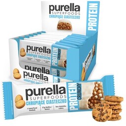 PURELLA Baton proteinowy Superfoods Chrupiące ciasteczko (15 x
