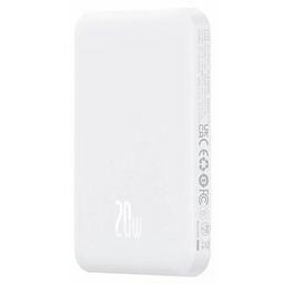 Baseus Magnetic Mini 5000mAh 20W biały