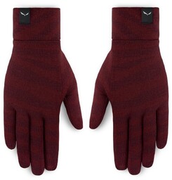 Salewa Cristallo Merino damskie rękawiczki, czerwone, 8/L