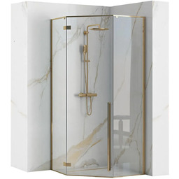 Rea Kabina Prysznicowa Rea DIAMOND 100x100 GOLD
