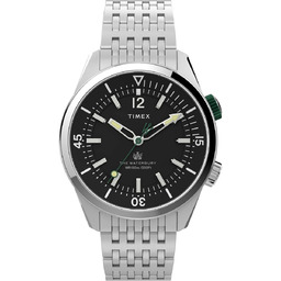 Zegarek Timex Tw2V49700 Męski Srebrny Kwarcowy