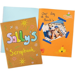 Baker Ross FN201 Kraft Brown Scrapbook - zestaw