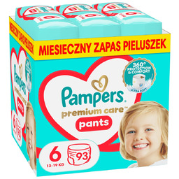 Pampers Premium Care Pants Pieluchomajtki, rozmiar 6, 93