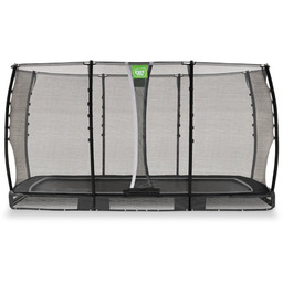 Trampolina naziemna Allure Classic 214x366cm czarna Exit