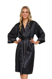 Satynowy Szlafrok Damski Elegance Satin