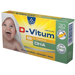 Oleofarm D-Vitum 400 j.m. witaminy D DHA -