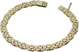 Bransoletka Złota Męska Splot Królewski 7,30 mm pr