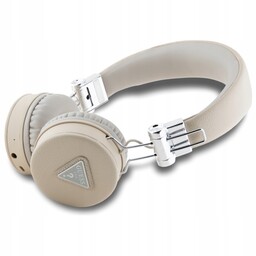 Guess Grained Classic Round Shape Bezprzewodowe słuchawki Bluetooth