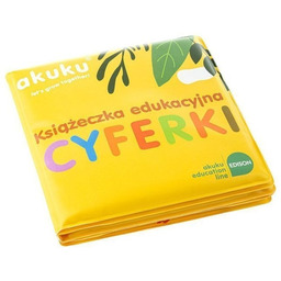 Akuku A0474 KSIĄŻECZKA EDUKACYJNA CYFERKI