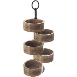 Orion Patera drewniana MANGO, 5 - poziomowa