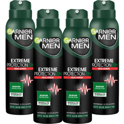 Garnier Men Extreme Protection 72h Antyperspirant spray 4x150ml