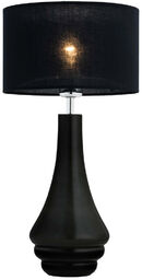 Lampa stołowa AMAZONKA 3033 designerska biała z przezroczysta