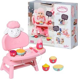 Zapf Creation 701911 Baby Annabell stół obiadowy, akcesoria