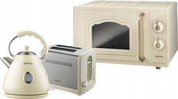 Zestaw Agd Gorenje Retro czajnik K17CLI toster T1100CLI