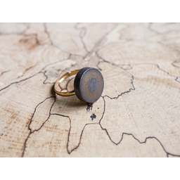 Pakamera Pierścionek z ceramicznym oczkiem