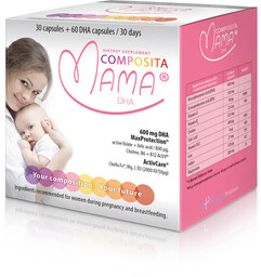 Composita Mama DHA, 30 kapsułek + 60 kapsułek