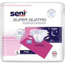 SENI SUPER QUATRO L Pieluchomajtki dla dorosłych, 10