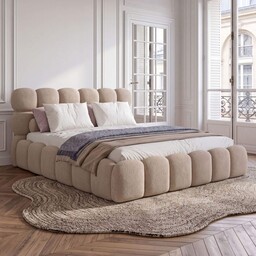 Łóżko tapicerowane SF1110 140x200 Boucle Beż #3
