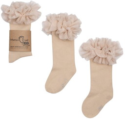 Podkolanówki Tutu - Beż, Mama S Feet-1-3
