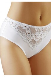 Pełne figi damskie z koronką Rosa
