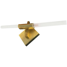 Kinkiet CANDELABR WALL złoty - aluminium, szkło