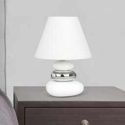 Rabalux Ceramiczna lampka nocna Salem abażurowa na szafkę