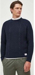 Pepe Jeans sweter bawełniany Sly kolor granatowy