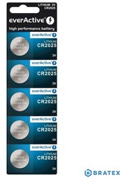 5x bateria litowa mini everActive CR2025