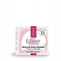 LIRENE Effect Glassy nocny krem-kuracja rozjaśniająca 50ml