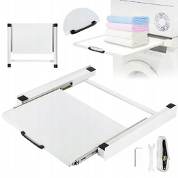 Łącznik Pralki Z Suszarką 60X54X7.5CM Półka Wyciągana 10KG