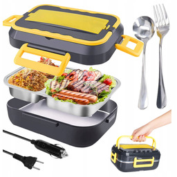Elektryczny Lunch Box Termos Obiadowy Pojemnik Samochodowy