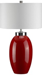 Elstead Lighting Lampa stołowa Victor Red Small VICTOR-SM-TL-RD