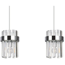 Light Prestige Podwójna lampa wisząca glamour Vetro LP-2910/2L
