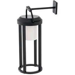 Lampa Zewnętrzne Lucande, Tilena, ściemnialny, czarny, balkon, aluminium,