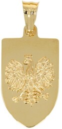 Złota zawieszka orzeł ZA.02037 pr.585
