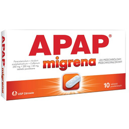 APAP Migrena, 10 tabletek