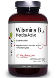 Kenay Witamina B12 MecobalActive 300vegcaps