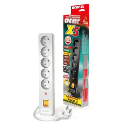Listwa antyprzepięciowa Acar X5 biała 5m
