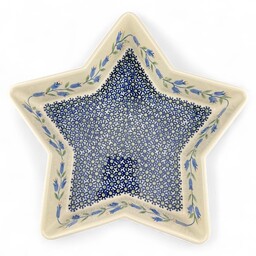Miska półmisek Gwiazda 25 cm Kwiaty dek. 0ASD