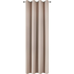 Design91 Gładkie zaciemniające, 8 oczek, miękkie zasłony, nowoczesne,