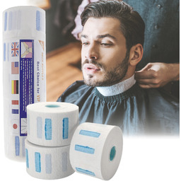 Kołnierzyki fryzjerskie barberskie ochronne jednorazowe kryza 100szt ochronne