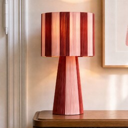 Lampa stołowa Suly Lindby, czerwony, salon / jadalnia,