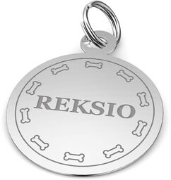 Identyfikator dla psa okrągły
