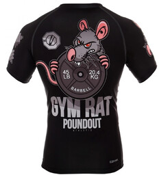 Poundout Rashguard Krótki Rękaw Gym Rat