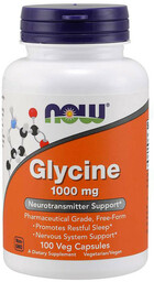 NOW Glycine 1000mg 100vegcaps